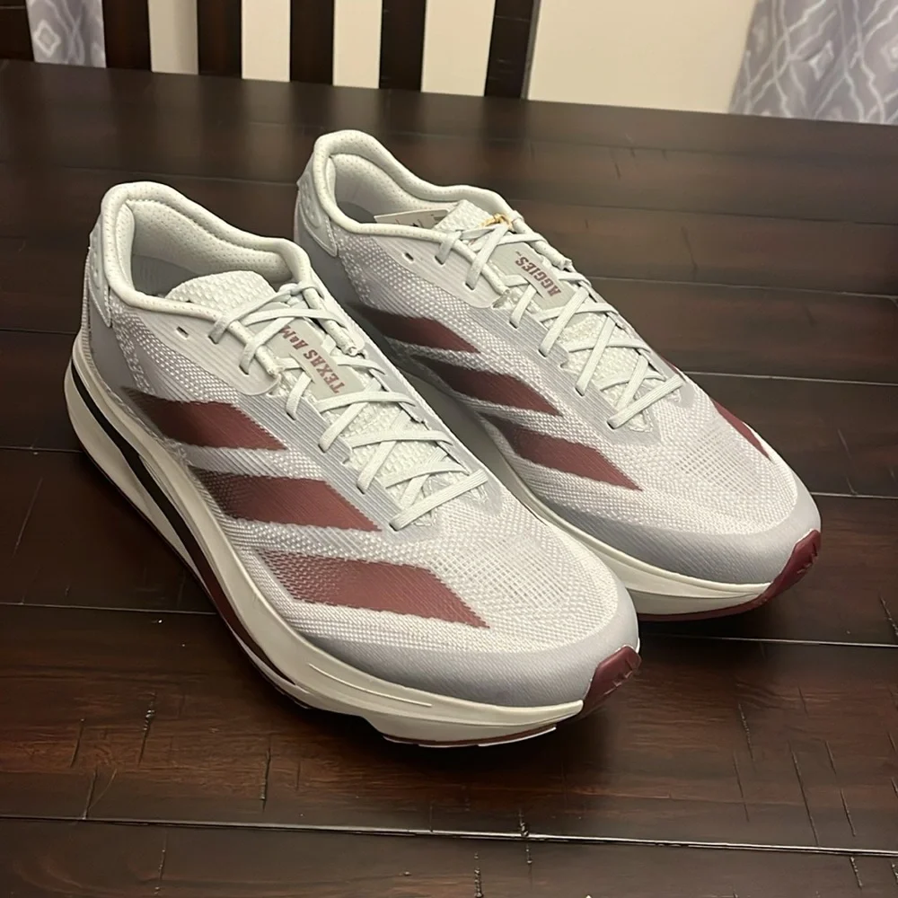 Adidas Adizero SL2 Texas A&M Aggies shoes sneakers JQ0233 new Mens Size 12